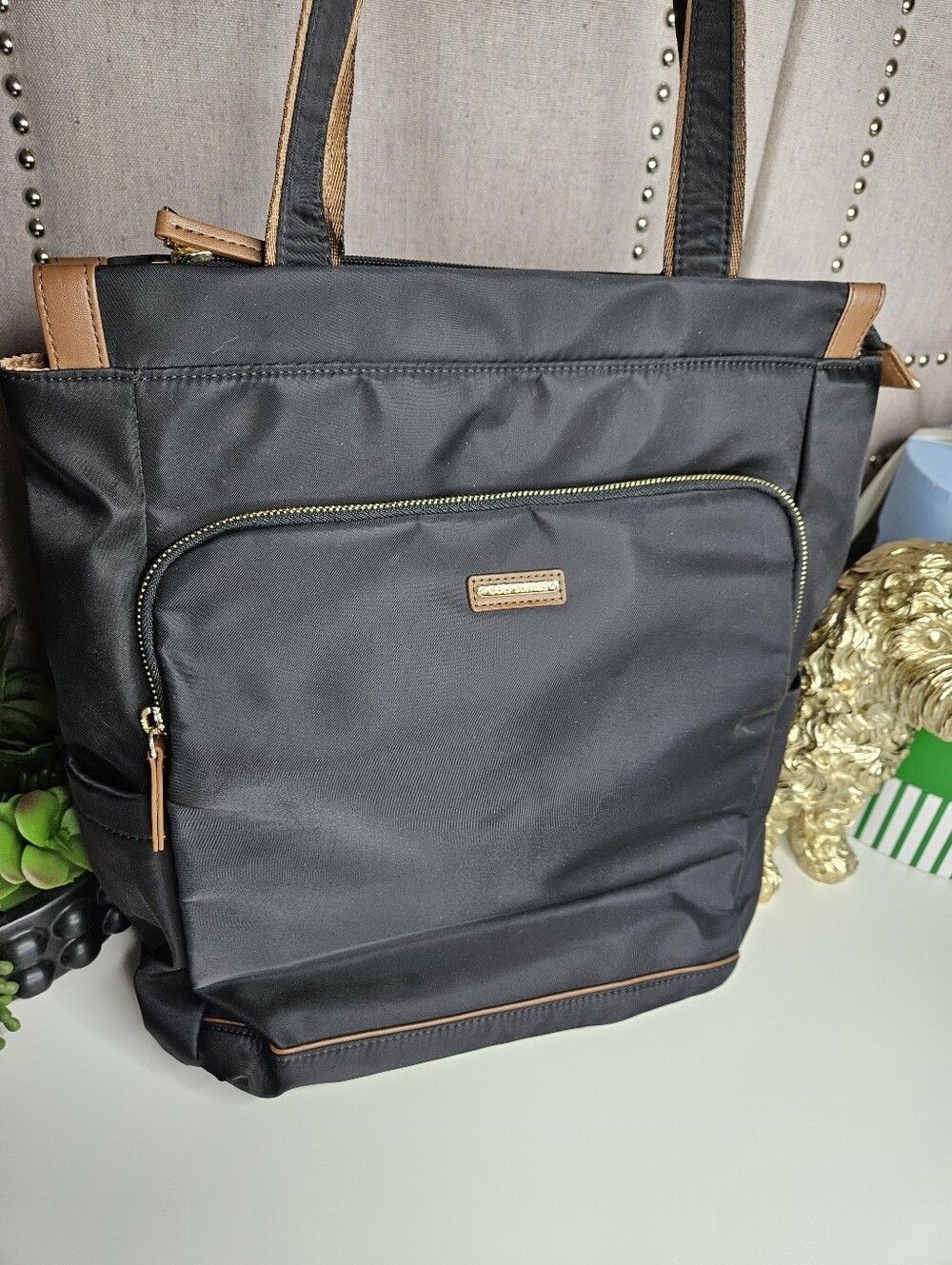 Golf Supags Convertible Shoulder/Backpack Brown Black